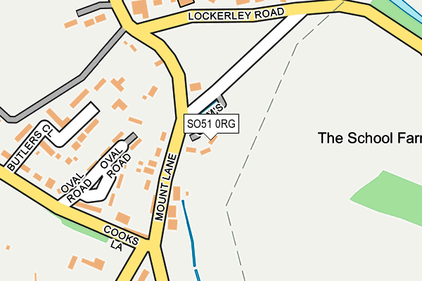 SO51 0RG map - OS OpenMap – Local (Ordnance Survey) SO51 0RG map - OS OpenMap – Local (Ordnance Survey)