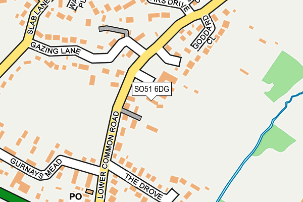 SO51 6DG map - OS OpenMap – Local (Ordnance Survey) SO51 6DG map - OS OpenMap – Local (Ordnance Survey)