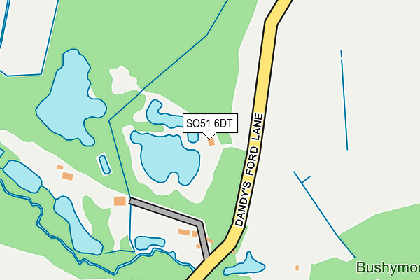SO51 6DT map - OS OpenMap – Local (Ordnance Survey) SO51 6DT map - OS OpenMap – Local (Ordnance Survey)
