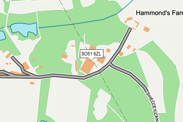 SO51 6ZL map - OS OpenMap – Local (Ordnance Survey) SO51 6ZL map - OS OpenMap – Local (Ordnance Survey)