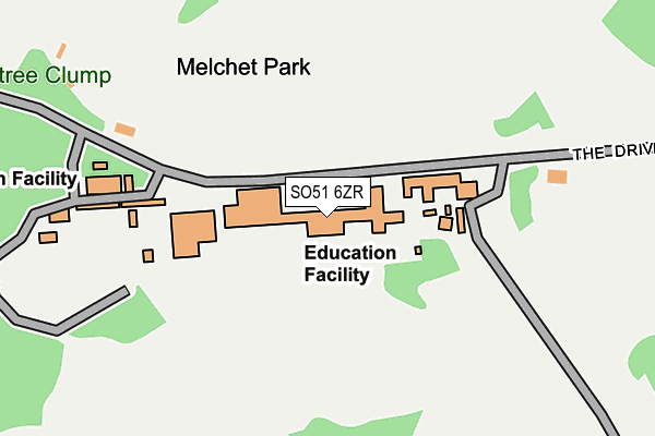 SO51 6ZR map - OS OpenMap – Local (Ordnance Survey) SO51 6ZR map - OS OpenMap – Local (Ordnance Survey)