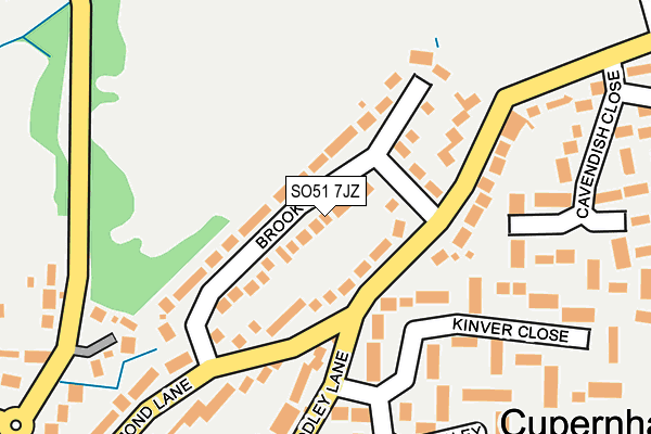 SO51 7JZ map - OS OpenMap – Local (Ordnance Survey) SO51 7JZ map - OS OpenMap – Local (Ordnance Survey)