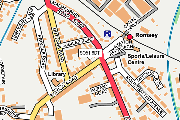 SO51 8DT map - OS OpenMap – Local (Ordnance Survey) SO51 8DT map - OS OpenMap – Local (Ordnance Survey)