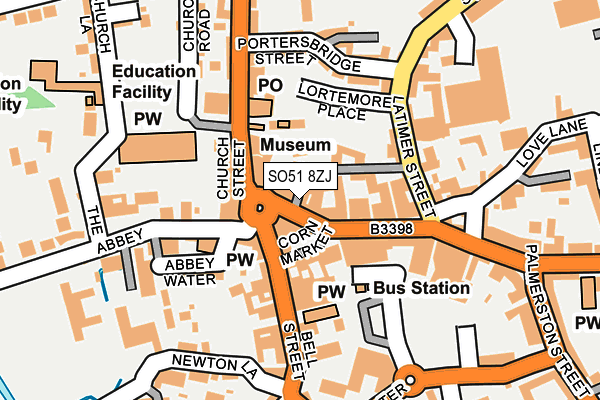 SO51 8ZJ map - OS OpenMap – Local (Ordnance Survey) SO51 8ZJ map - OS OpenMap – Local (Ordnance Survey)