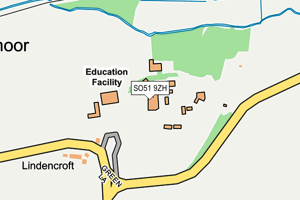SO51 9ZH map - OS OpenMap – Local (Ordnance Survey) SO51 9ZH map - OS OpenMap – Local (Ordnance Survey)