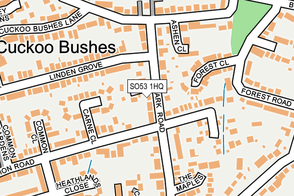 SO53 1HQ map - OS OpenMap – Local (Ordnance Survey) SO53 1HQ map - OS OpenMap – Local (Ordnance Survey)