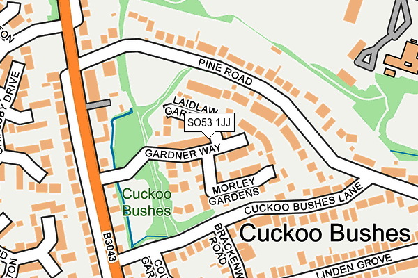 SO53 1JJ map - OS OpenMap – Local (Ordnance Survey) SO53 1JJ map - OS OpenMap – Local (Ordnance Survey)