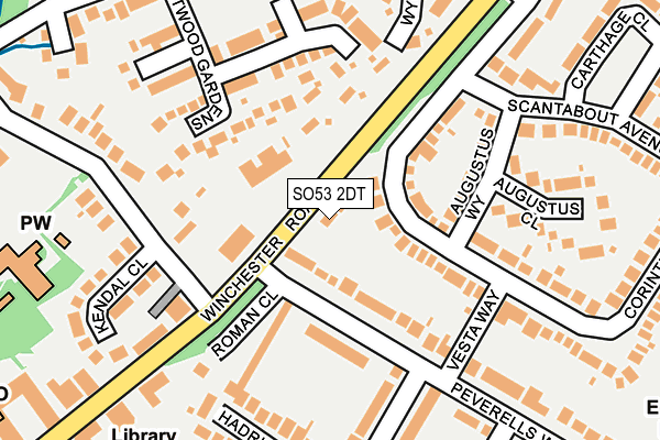 SO53 2DT map - OS OpenMap – Local (Ordnance Survey) SO53 2DT map - OS OpenMap – Local (Ordnance Survey)