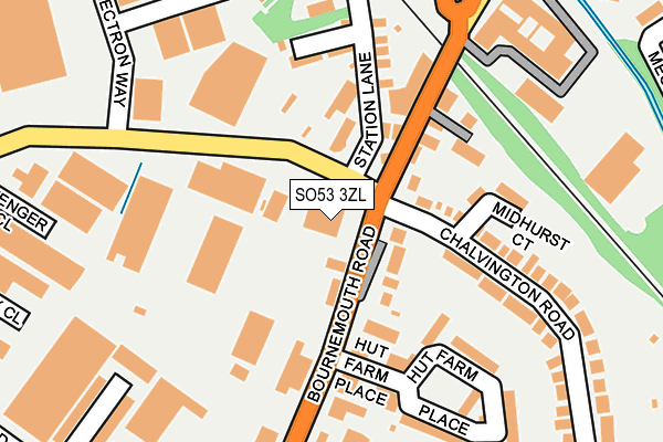 SO53 3ZL map - OS OpenMap – Local (Ordnance Survey) SO53 3ZL map - OS OpenMap – Local (Ordnance Survey)
