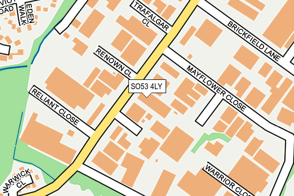 SO53 4LY map - OS OpenMap – Local (Ordnance Survey) SO53 4LY map - OS OpenMap – Local (Ordnance Survey)