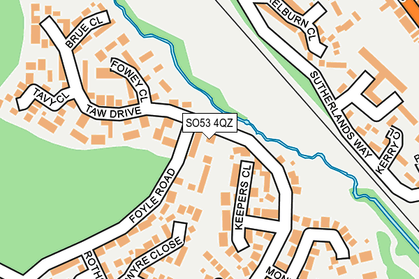 SO53 4QZ map - OS OpenMap – Local (Ordnance Survey) SO53 4QZ map - OS OpenMap – Local (Ordnance Survey)