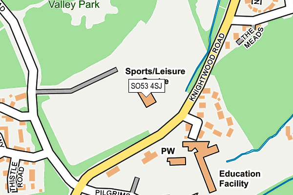 SO53 4SJ map - OS OpenMap – Local (Ordnance Survey)