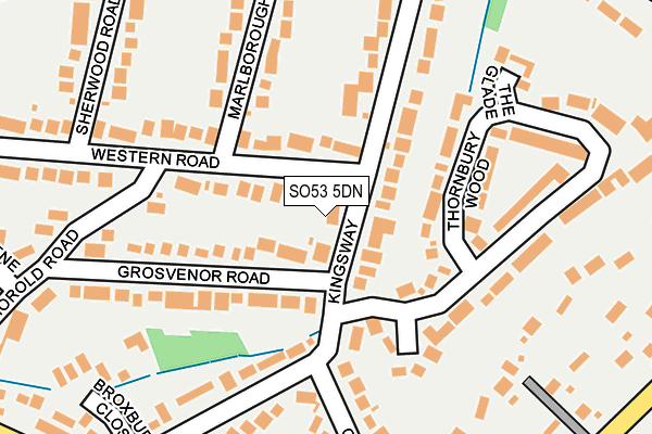 SO53 5DN map - OS OpenMap – Local (Ordnance Survey) SO53 5DN map - OS OpenMap – Local (Ordnance Survey)