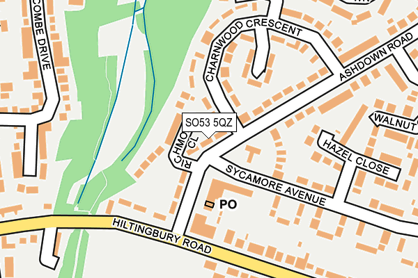 SO53 5QZ map - OS OpenMap – Local (Ordnance Survey) SO53 5QZ map - OS OpenMap – Local (Ordnance Survey)