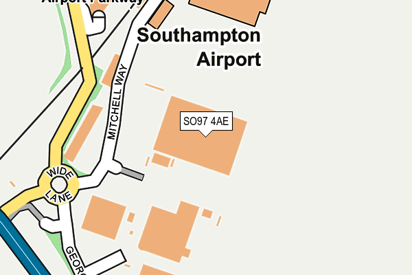 SO97 4AE map - OS OpenMap – Local (Ordnance Survey) SO97 4AE map - OS OpenMap – Local (Ordnance Survey)