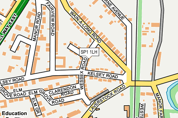 SP1 1LH map - OS OpenMap – Local (Ordnance Survey) SP1 1LH map - OS OpenMap – Local (Ordnance Survey)