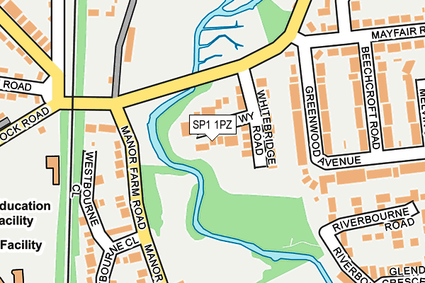 SP1 1PZ map - OS OpenMap – Local (Ordnance Survey) SP1 1PZ map - OS OpenMap – Local (Ordnance Survey)