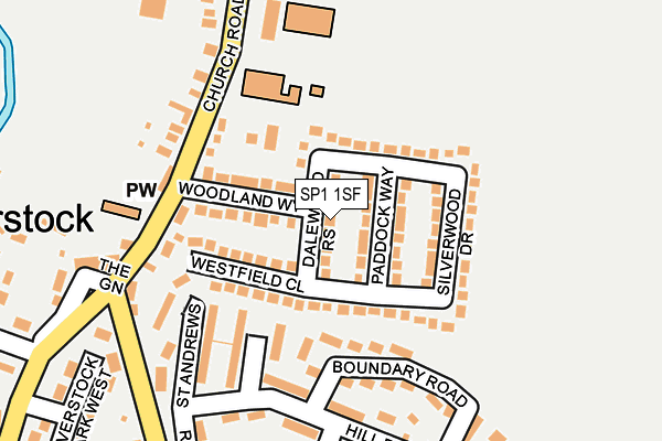 SP1 1SF map - OS OpenMap – Local (Ordnance Survey) SP1 1SF map - OS OpenMap – Local (Ordnance Survey)