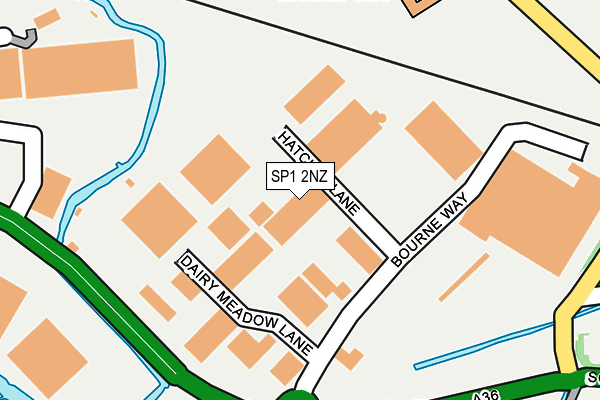 SP1 2NZ map - OS OpenMap – Local (Ordnance Survey) SP1 2NZ map - OS OpenMap – Local (Ordnance Survey)