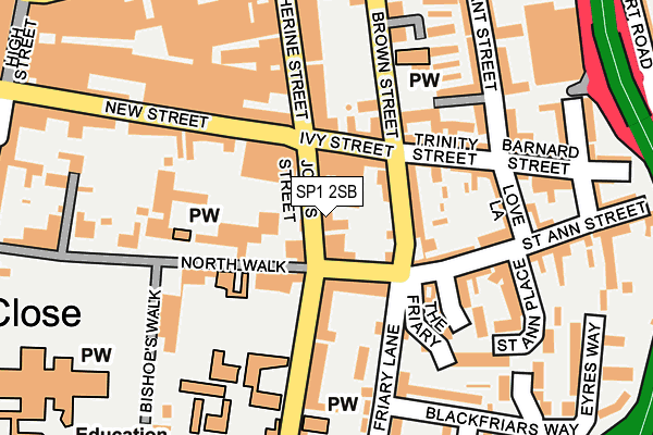SP1 2SB map - OS OpenMap – Local (Ordnance Survey) SP1 2SB map - OS OpenMap – Local (Ordnance Survey)