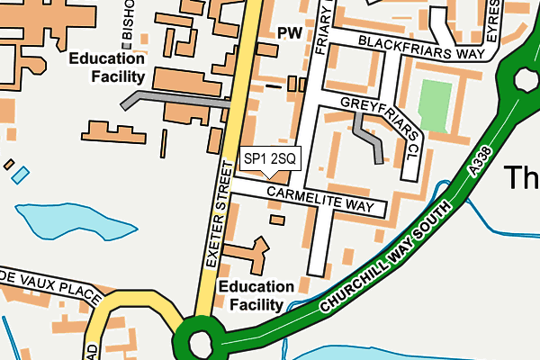 SP1 2SQ map - OS OpenMap – Local (Ordnance Survey) SP1 2SQ map - OS OpenMap – Local (Ordnance Survey)