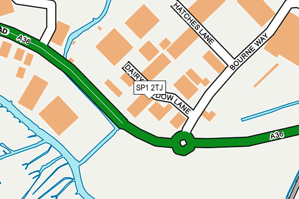 SP1 2TJ map - OS OpenMap – Local (Ordnance Survey) SP1 2TJ map - OS OpenMap – Local (Ordnance Survey)