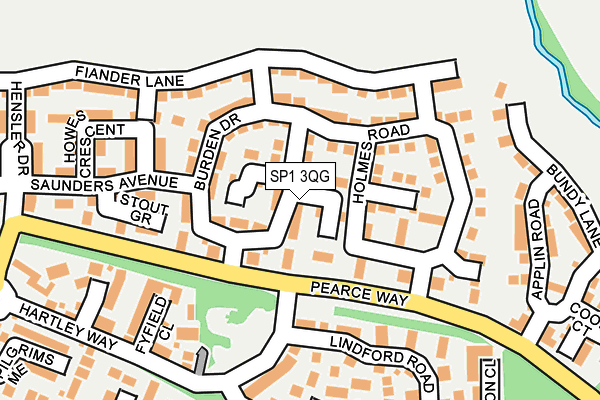 SP1 3QG map - OS OpenMap – Local (Ordnance Survey) SP1 3QG map - OS OpenMap – Local (Ordnance Survey)