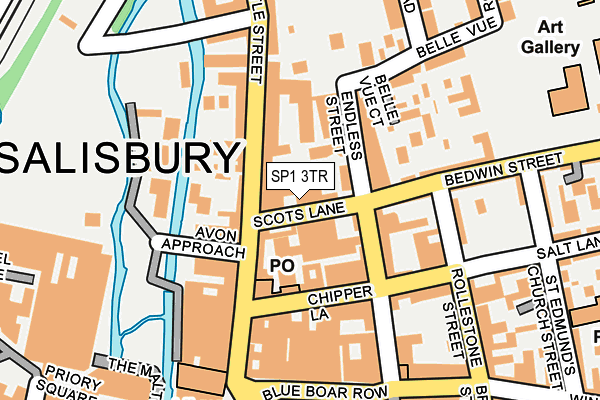 SP1 3TR map - OS OpenMap – Local (Ordnance Survey) SP1 3TR map - OS OpenMap – Local (Ordnance Survey)