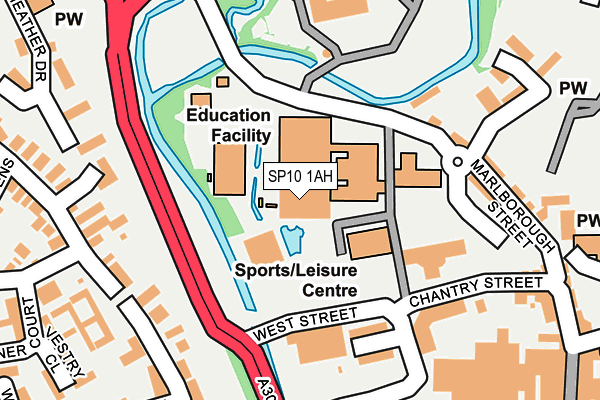 SP10 1AH map - OS OpenMap – Local (Ordnance Survey) SP10 1AH map - OS OpenMap – Local (Ordnance Survey)