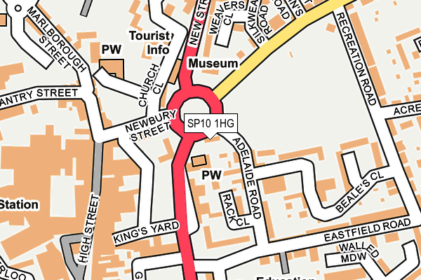 SP10 1HG map - OS OpenMap – Local (Ordnance Survey) SP10 1HG map - OS OpenMap – Local (Ordnance Survey)