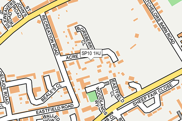 SP10 1HJ map - OS OpenMap – Local (Ordnance Survey) SP10 1HJ map - OS OpenMap – Local (Ordnance Survey)