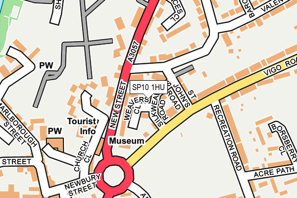SP10 1HU map - OS OpenMap – Local (Ordnance Survey) SP10 1HU map - OS OpenMap – Local (Ordnance Survey)
