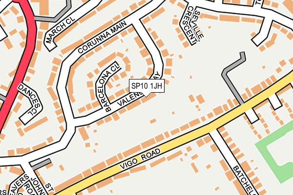 SP10 1JH map - OS OpenMap – Local (Ordnance Survey) SP10 1JH map - OS OpenMap – Local (Ordnance Survey)