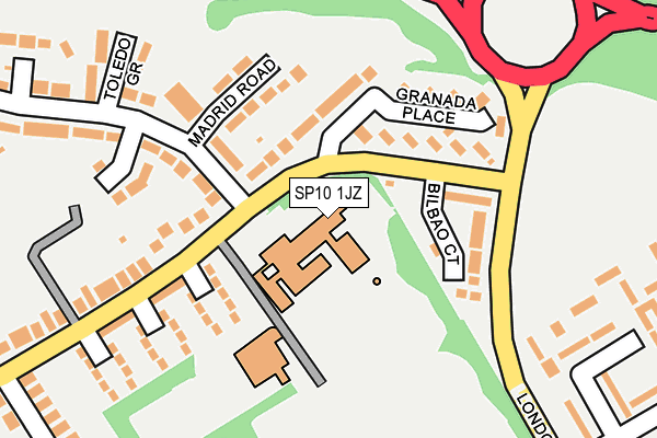 SP10 1JZ map - OS OpenMap – Local (Ordnance Survey) SP10 1JZ map - OS OpenMap – Local (Ordnance Survey)