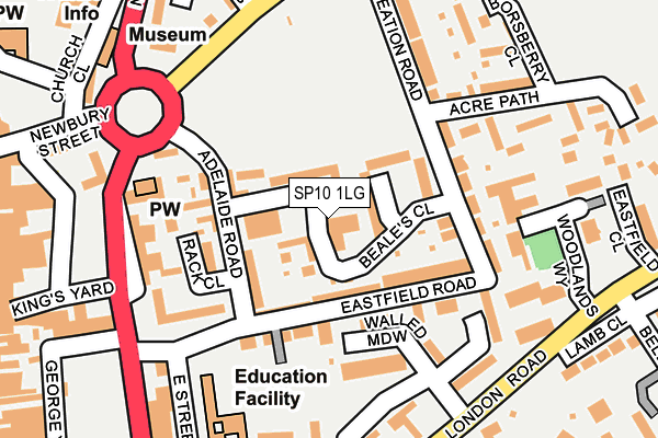 SP10 1LG map - OS OpenMap – Local (Ordnance Survey) SP10 1LG map - OS OpenMap – Local (Ordnance Survey)