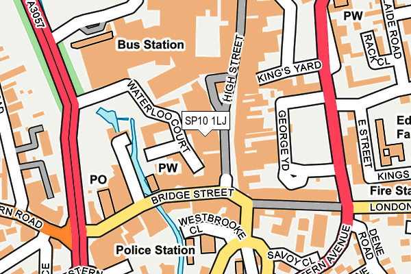 SP10 1LJ map - OS OpenMap – Local (Ordnance Survey) SP10 1LJ map - OS OpenMap – Local (Ordnance Survey)