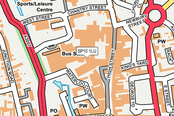 SP10 1LU map - OS OpenMap – Local (Ordnance Survey) SP10 1LU map - OS OpenMap – Local (Ordnance Survey)