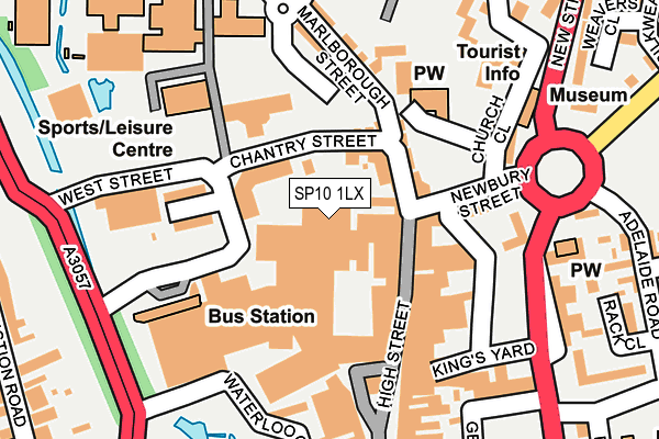 SP10 1LX map - OS OpenMap – Local (Ordnance Survey) SP10 1LX map - OS OpenMap – Local (Ordnance Survey)