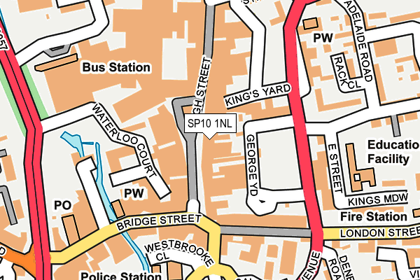 SP10 1NL map - OS OpenMap – Local (Ordnance Survey) SP10 1NL map - OS OpenMap – Local (Ordnance Survey)