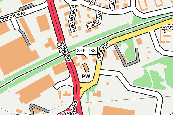 SP10 1NS map - OS OpenMap – Local (Ordnance Survey) SP10 1NS map - OS OpenMap – Local (Ordnance Survey)