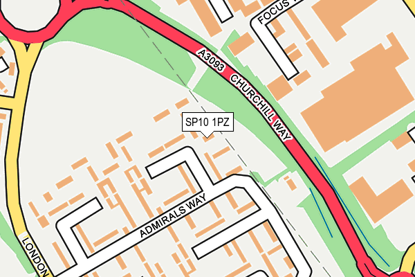 SP10 1PZ map - OS OpenMap – Local (Ordnance Survey) SP10 1PZ map - OS OpenMap – Local (Ordnance Survey)