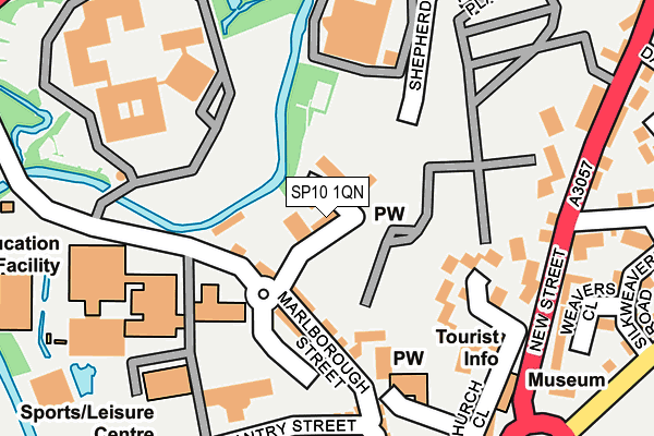SP10 1QN map - OS OpenMap – Local (Ordnance Survey) SP10 1QN map - OS OpenMap – Local (Ordnance Survey)