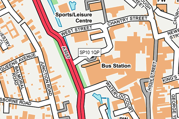 SP10 1QP map - OS OpenMap – Local (Ordnance Survey) SP10 1QP map - OS OpenMap – Local (Ordnance Survey)