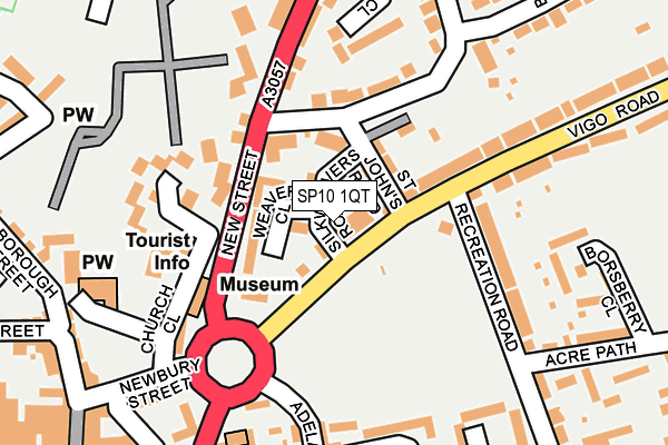 SP10 1QT map - OS OpenMap – Local (Ordnance Survey) SP10 1QT map - OS OpenMap – Local (Ordnance Survey)