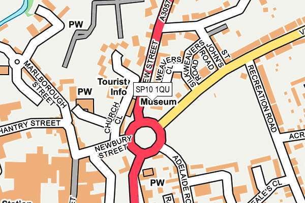 SP10 1QU map - OS OpenMap – Local (Ordnance Survey) SP10 1QU map - OS OpenMap – Local (Ordnance Survey)
