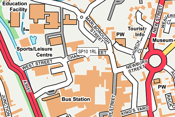 SP10 1RL map - OS OpenMap – Local (Ordnance Survey) SP10 1RL map - OS OpenMap – Local (Ordnance Survey)