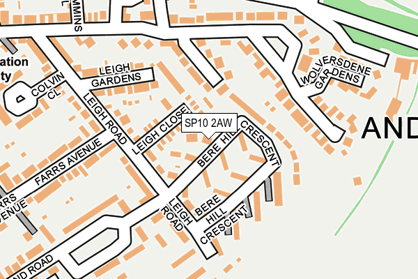 SP10 2AW map - OS OpenMap – Local (Ordnance Survey) SP10 2AW map - OS OpenMap – Local (Ordnance Survey)