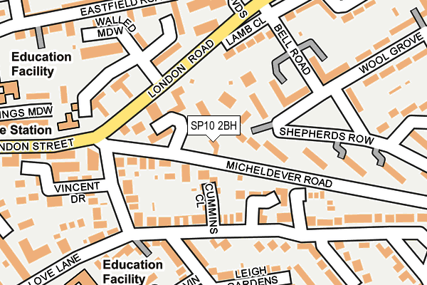SP10 2BH map - OS OpenMap – Local (Ordnance Survey) SP10 2BH map - OS OpenMap – Local (Ordnance Survey)