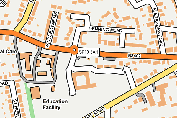 SP10 3AH map - OS OpenMap – Local (Ordnance Survey) SP10 3AH map - OS OpenMap – Local (Ordnance Survey)