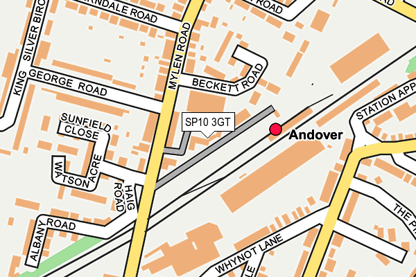 SP10 3GT map - OS OpenMap – Local (Ordnance Survey) SP10 3GT map - OS OpenMap – Local (Ordnance Survey)